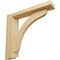 Ekena Millwork 2 1/2"W x 10 3/4"D x 10 1/4"H Reece Shelf Bracket, Alder BKT02X10X10REAL - alternate 1